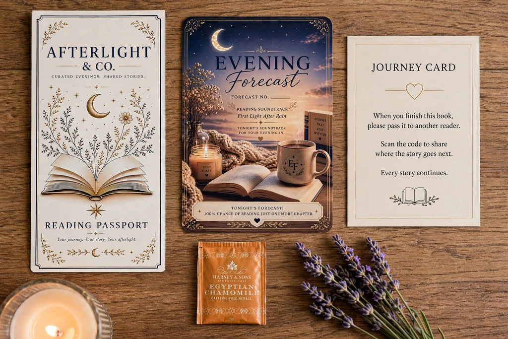 Reading Passport, Evening Forecast card and Journey Card